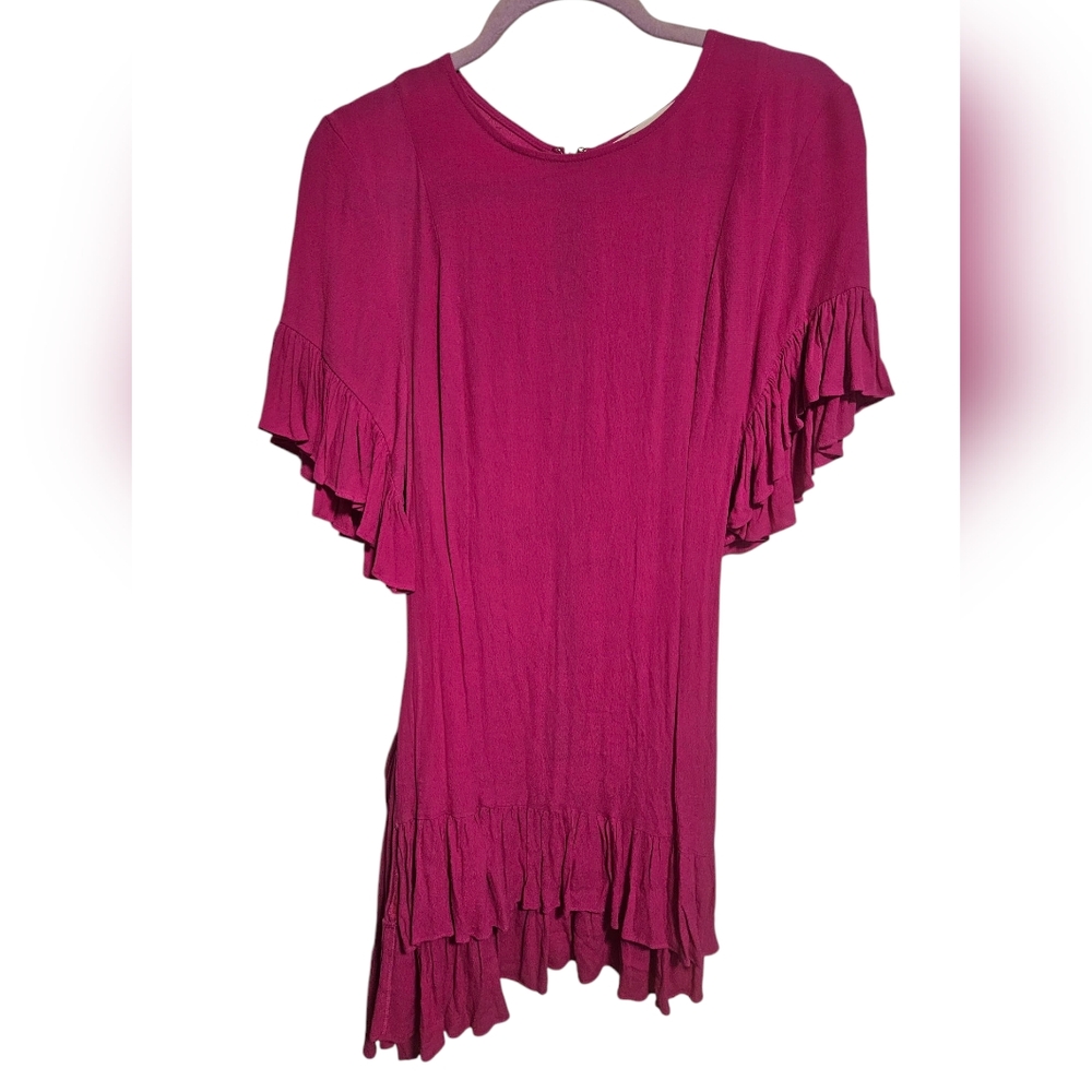 The Impeccable Pig Fuchsia Pink Dress - Small
